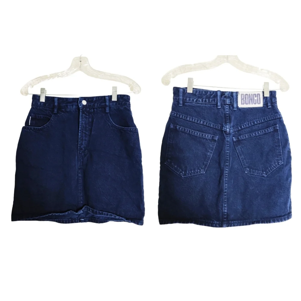 Vintage Bongo Blue denim skirt - Picture 2 of 7